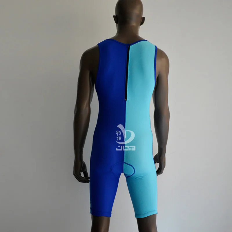 JOB Mens Триатлон без рукавов Быстросохнущий Skinsuit гоночный костюм дышащий Бег