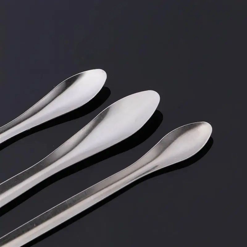 шпатель-ложка (лопатка 12х5 мм, длина 210 мм, нержавеющая сталь). 180 мм,aptaca. ложка шпатель. шпатель ложечка для отбора сухих веществ. ложка керамическая для реактивов.