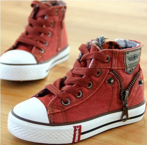 SLYXSH/детская обувь; коллекция года; осенние парусиновые туфли для мальчиков; обувь для маленьких детей; обувь для малышей в Корейском стиле; - Цвет: Оранжевый