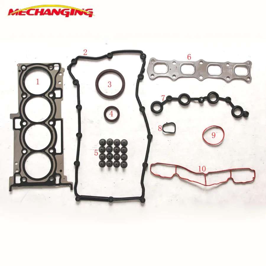 

FOR CHRYSLER SEBRING (JS) 2.4 VVT ED3 EDG METAL Engine Seal Gasket Set CAR Spare Parts Overhaul Package 50276700