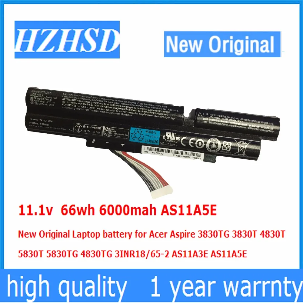 Новый оригинальный аккумулятор для ноутбука Acer Aspire 3830TG 11 1 T 6000 3830T 5830TG 4830TG AS11A3E AS11A5E