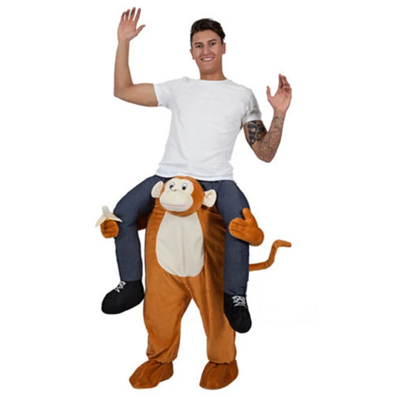 Monkey Ride-on Animal Costumes Christmas Oktoberfest Party Cosplay Clothes Carnival Adult Dress Up Disfraz Horse Riding Fun Toys Monkey Ride-on Animal Costumes Christmas Oktoberfest Party Cosplay Clothes Carnival Adult Dress Up Disfraz Horse Riding Fun Toys