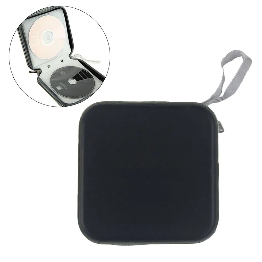 

Portable CD Storage Holder DVD Storage Wallet for 40 Disc CD Plastic Bag Case Water resistant Organizer CD protection case 1pcs