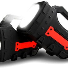 10 Вт Высокая мощность портативный прожектор фонарь прожектор перезаряжаемый водостойкий охотничий прожектор встроенный аккумулятор