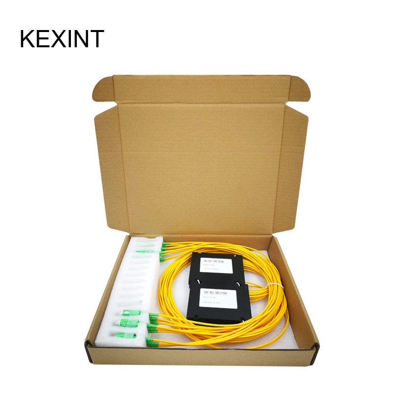 KEXINT GPON EPON 1*4 PLC сплиттер модуль SC/APC Волоконно Оптический сплиттер|fiber optic splitter|gpon