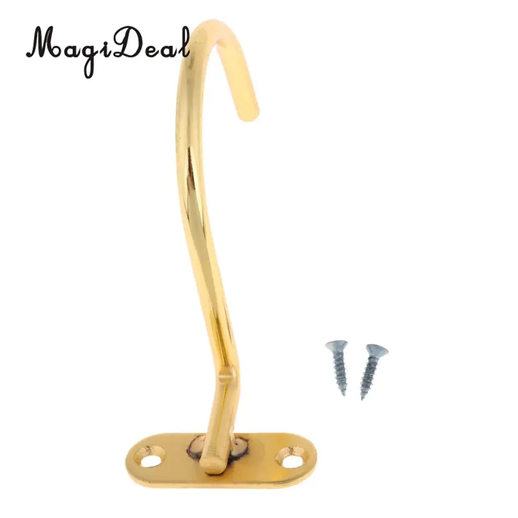 2.8 inch Small Brass Hook for Pool Table Rack Hanging Rest Stick Holders 2pcs/Pack