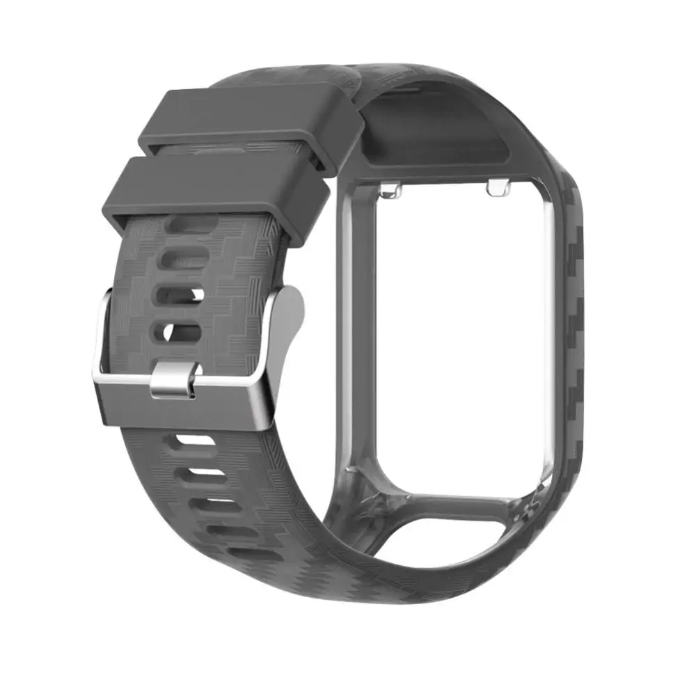 

Silicone Laser Etching Pattern Replacement Wrist Band Strap For TomTom Smart Watch