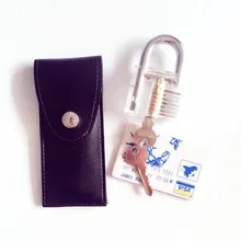 Слесарный служебный комплект, прозрачный замок с инструментами для тренировок