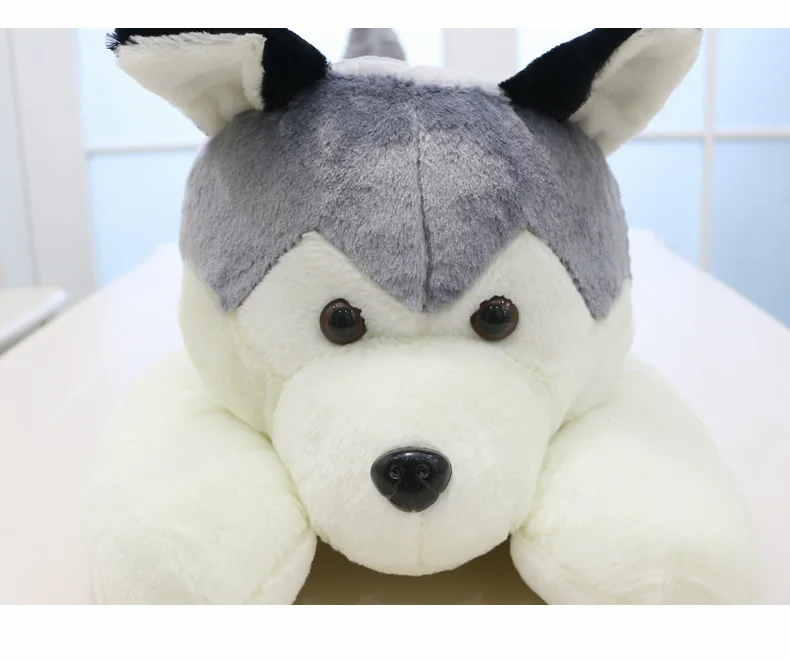 Cute Animal Husky Plush Toys Dolls Large Cartoon Dogs Valentine's Day Gifts Decoration 39inch 100cm DY50505 (10)