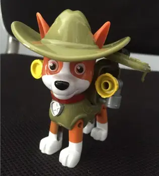 OPP bag!!! Puppy Patrol Canine Toy Russian Kids Toy Puppy Patrol Toy Canina Toy Tracker Ryder Everest pawed Badget-robot dog