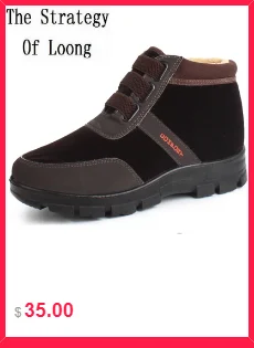 Зимние мужские ботинки в традиционном стиле из флока в стиле «Старый Пекин» на танкетке с круглым носком; модные теплые зимние ботильоны; большие размеры 38-47; SXQ0905