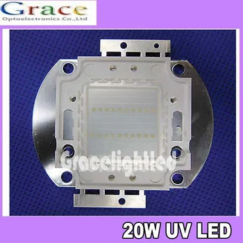 

20W Ultra Voilet UV LED lamp light 390-405nm 2600mW purple led 700mA 32-34V