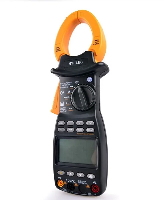 

MS2205 Clamp Meter, T-RMS 6000 Counts AC/DC Clamp Meters Inrush Ammeter Voltmeter Capacitor Ohmmeter Tester