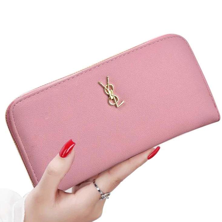 

Fashion Women Wallets Brand Design Lady Purses Wristlet Handbags Long Moneybags Zipper Coin Purse Cards Burse Tote Bags Wallet