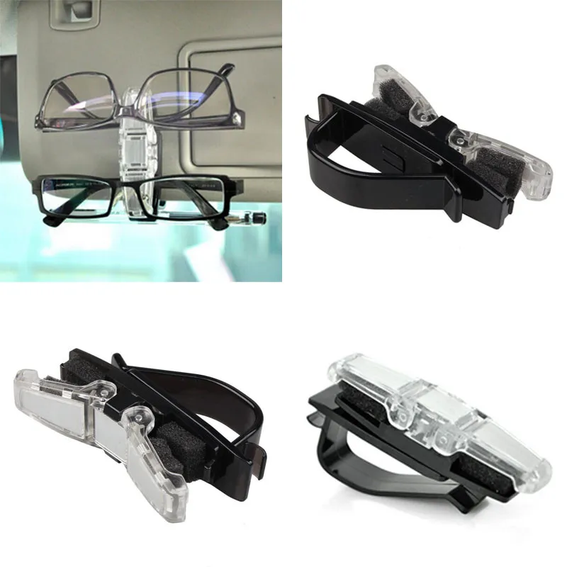 2016 Universal Auto Sunglasses Clip Car Sun Visor Clip Holder For Dual