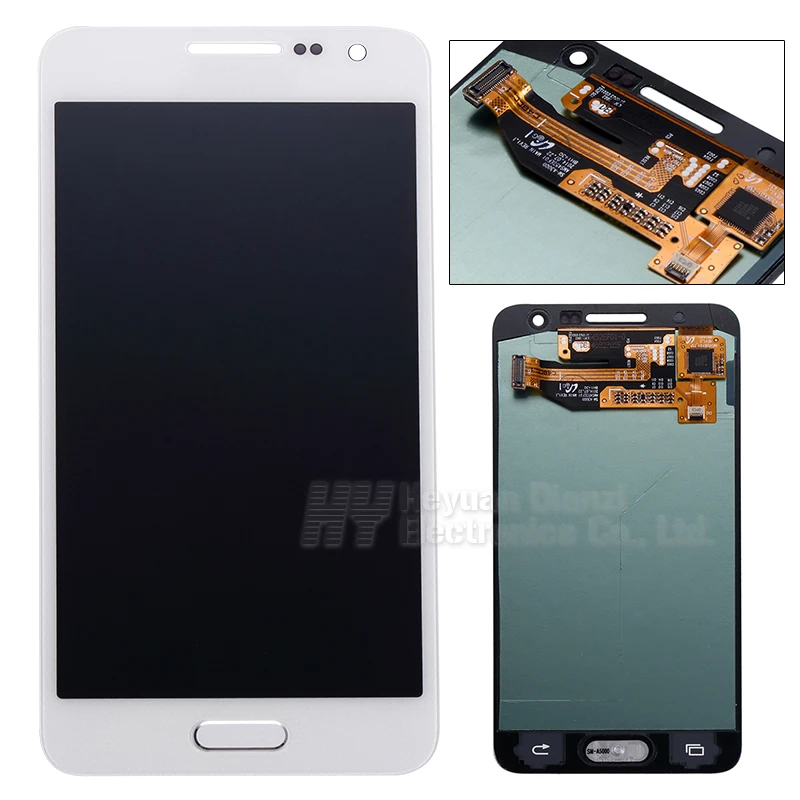 Wholesale 100 Original lcd display touch screen digitizer For Samsung galaxy A3 A300f freeshipping