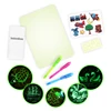 Writing Drawing Board Set Magic A5 Draw Light Russian Language Children Toy Gift Educational Kids With Night Noctilucent In Dark 1
