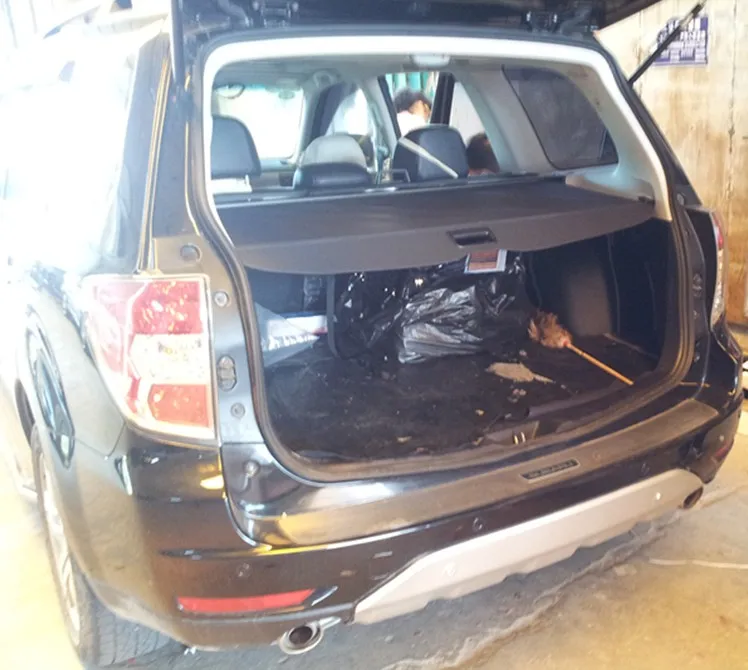 Для SUBARU Forester 2009 2010 2011 2012 Задняя Крышка багажника, Защитная пленка высокого качества, автомобильные аксессуары