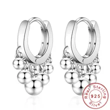 925 серебряные маленькие Изящные серьги Золотой шар Huggies Hoops Creole украшение для козелка Daith Conch Rook Snug хрящевой пирсинг SE154