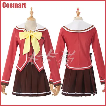 

[STOCK]+Wig+Socks Anime Charlotte figure Tomori Nao School JK Uniform Halloween Cosplay costume NEW 2018 free shipping