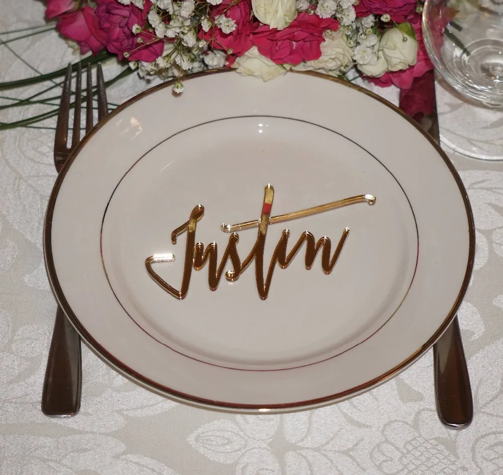

,Custom Guest Names,Acrylic Wedding Name Place Setting, Custom names place setting,Wedding gifts for guests,Wedding Decoration