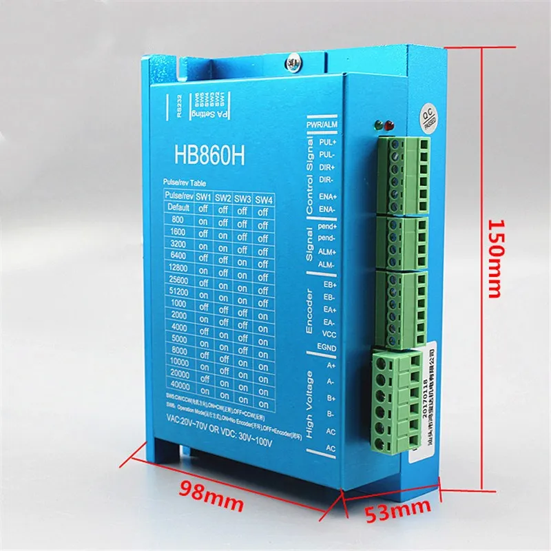 Сервомотор Nema 34 4 комплекта 86HB250 118B + HB860H шаговый двигатель с замкнутым циклом 8.5N.m