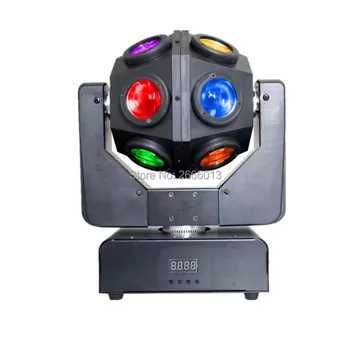 

12X10W RGBW LED Beam Moving Head Light /4in1 Infinite LED Beam Effect Lights/DMX512 Unrestricted Rotation Light For Disco DJ Bar