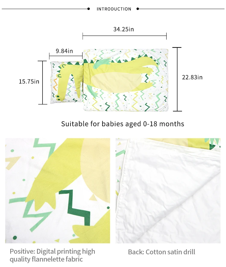 Детский спальный мешок, 4 сезона, с рисунком аллигатора, для новорожденных, хлопковый материал, 0-12 месяцев