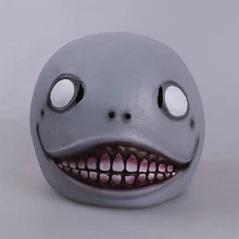 Игровой НИР: Automata Косплей головной убор Emil головной убор маска на Хэллоуин вечеринку косплей Смешные головные уборы маска