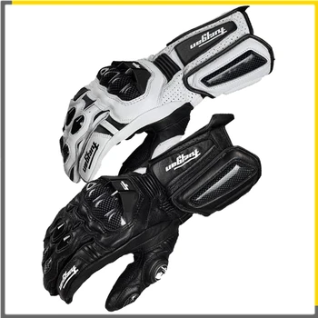 

Motorcycle Waterproof Gloves Furygan AFS-10 Made of Carbon Fiber Leathe Gloves Motocross Luvas Genuine Leather Moto Guantes moto