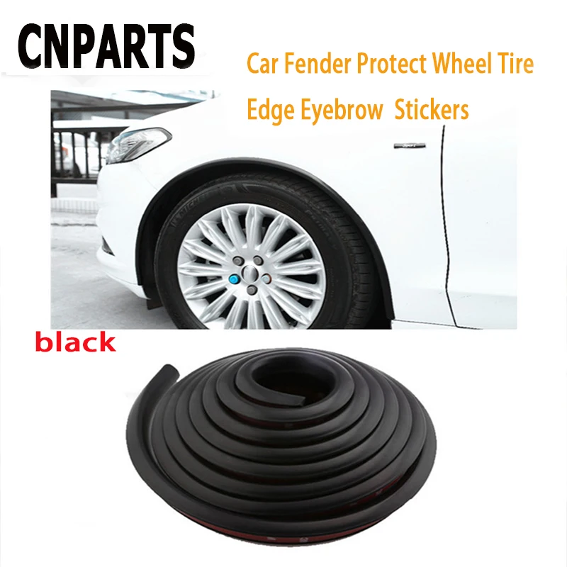 

CNPARTS 150cm Car Protect Wheel Tire Eyebrow For VW Passat B5 B6 Polo Golf 4 5 Chevrolet Cruze Lada Granta Carbon Fender Sticker
