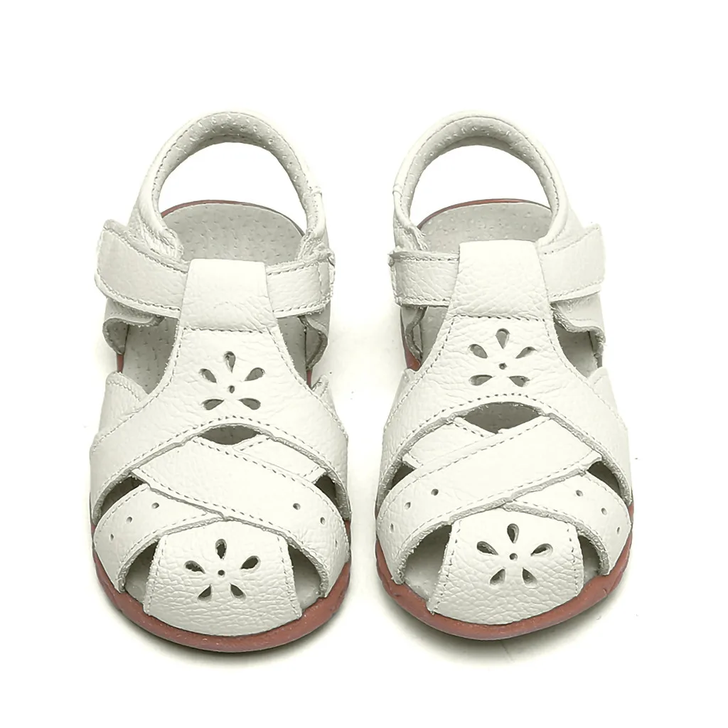 

Children's Girls Leather Summer Sandals Comfortable Breathable Casual Shoes Newborn BabyBeach Sandals Shoes Baby Girl Sandals
