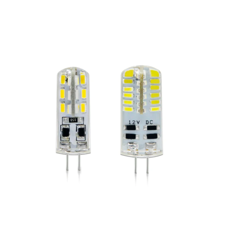 Светодио дный G4 3014 SMD 3 Вт 6 Вт 220 В & DC 12 В G4 светодио дный лампы 20 Вт-50 Вт галогенная лампа g4 светодио дный 12 В лампы кукурузы силиконовые лампы