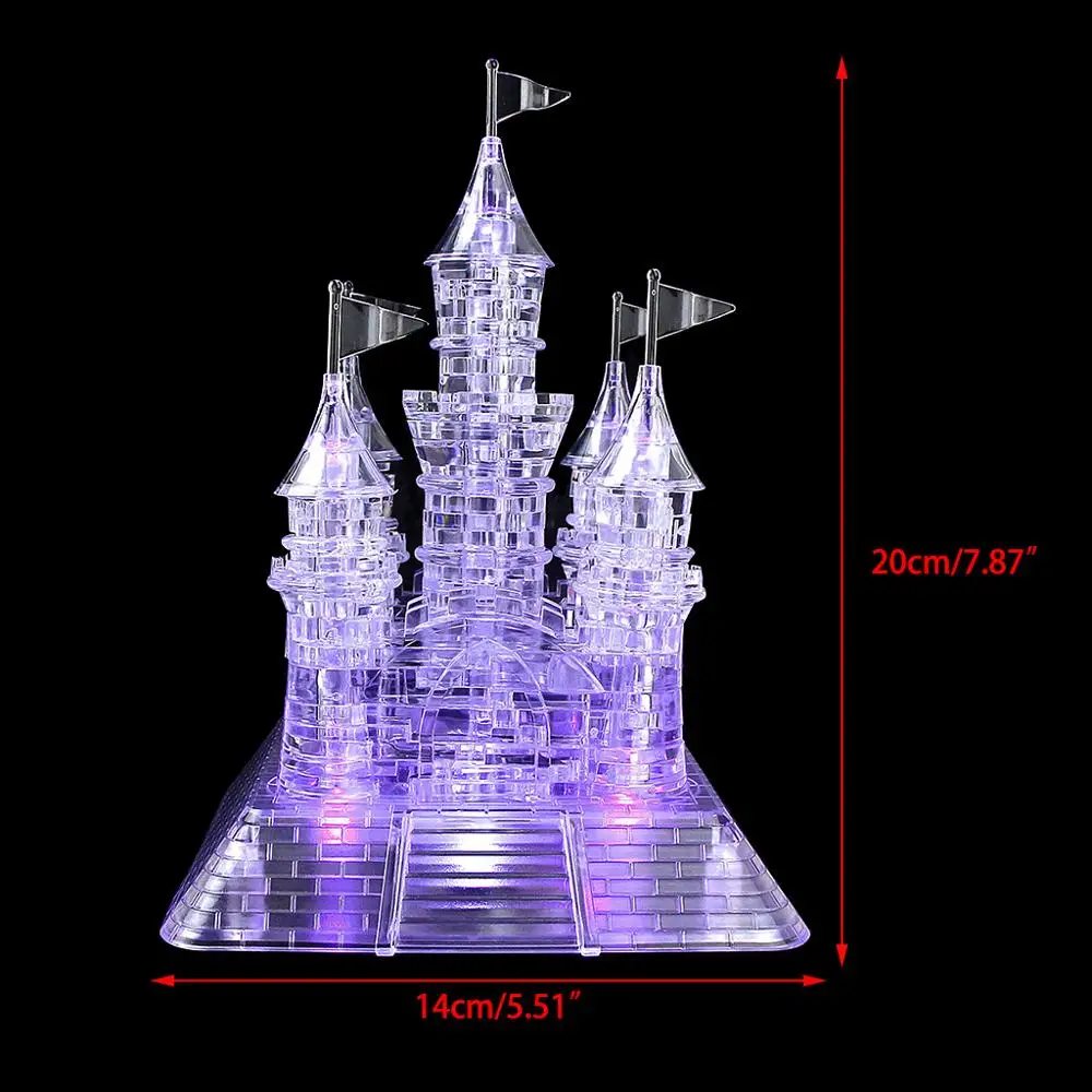Оригинальный прозрачный 3D пазл с кристаллами роскошная мозаика для