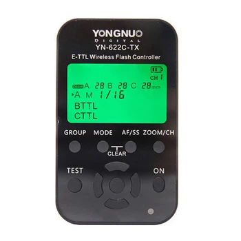 

Yongnuo YN-622C-TX TTL LCD Wireless Flash Controller Wireless Trigger Transmitter Shutter Release for Canon DSLR 7D 60D 50D