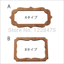 1 шт./партия Ретро Zakka стиль место карты шаблон подарочная карта производитель DIY Ручная трафаретная форма сделать праздничную карту