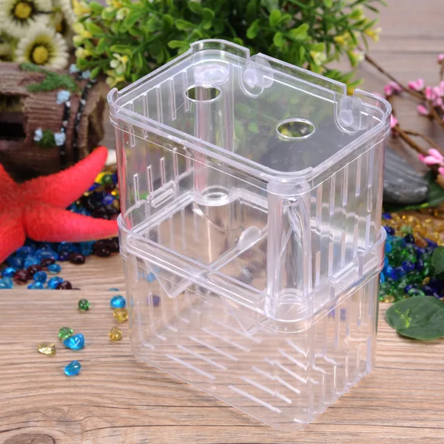 1pcs Plastic Transpa Aquarium Self Floating Isolation Box 1pcs Plastic Transpa Aquarium Self Floating Isolation Box Incubator Nursery Fish Fry Hatchery Tank