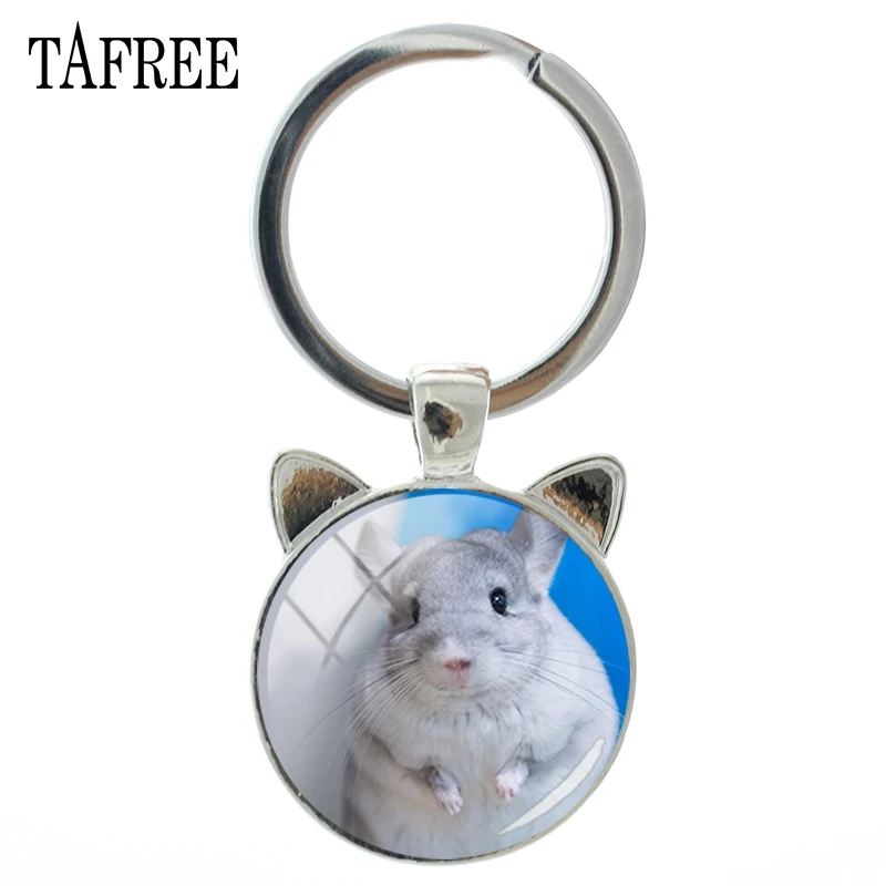 TAFREE милые брелки totoro с изображением животных родиевым покрытием для мужчин и
