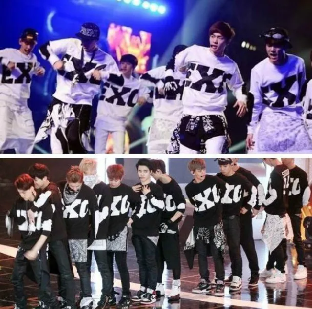 

kpop exo 2016 spring and autumn clothes Hoodies EXO SBS ballad Wars round neck Sweatshirts jacket k-pop LUHAN HYUN KRIS TAO D.O