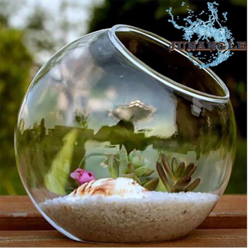 HU мини-аквариумный стеклянный мини-аквариум для украшения аквариума, Цветочная гидропонная ваза для аквариума, аксессуары для домашнего аквариума, украшения
