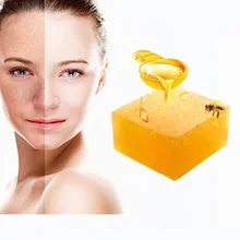 Медовое мыло арбутин уход за кожей лица ручной работы термоусадочный мед пилинг мыло с койевой кислотой глутатион поры