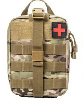 Нейлоновая сумка для первой помощи для охоты, тактическая медицинская сумка EMT, Аварийная сумка EDC, Сумка Molle для выживания - Цвет: CP