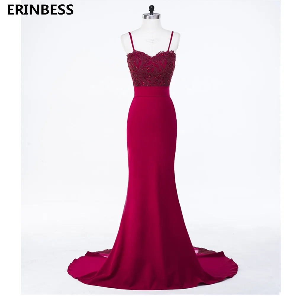 

Burgundy Bridesmaid Dress Vestidos De Fiesta De Noche Lace Appliques Mermaid Bridesmaid Dresses 2019 Style Wedding Guest Dress