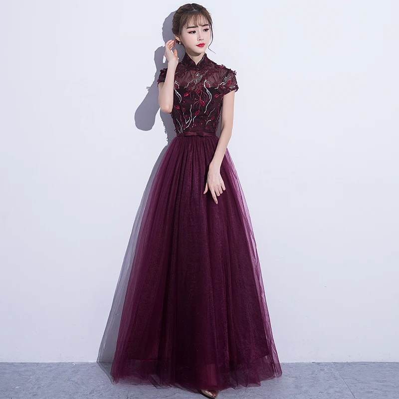 Beauty Emily Elegant Purple Sexy Flower A-Line Long Plus Size Evening Dresses 2017 Short Sleeve Formal Party Prom Dresses Beauty Emily Elegant Purple Sexy Flower A-Line Long Plus Size Evening Dresses 2017 Short Sleeve Formal Party Prom Dresses
