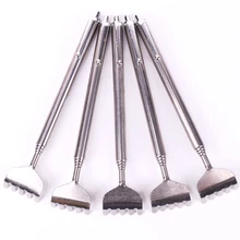 1 шт. массажный инструмент из нержавеющей стали телескопический Портативный Регулируемый размер Ручка Зажим телескопическая чесалка для спины зуд царапин