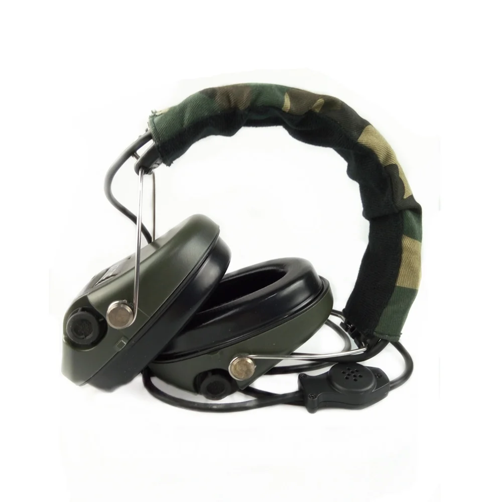 Тактическая Военная гарнитура Z наушники Airsoft Radio Comtac IPSC OD для PTT военное радио (Z