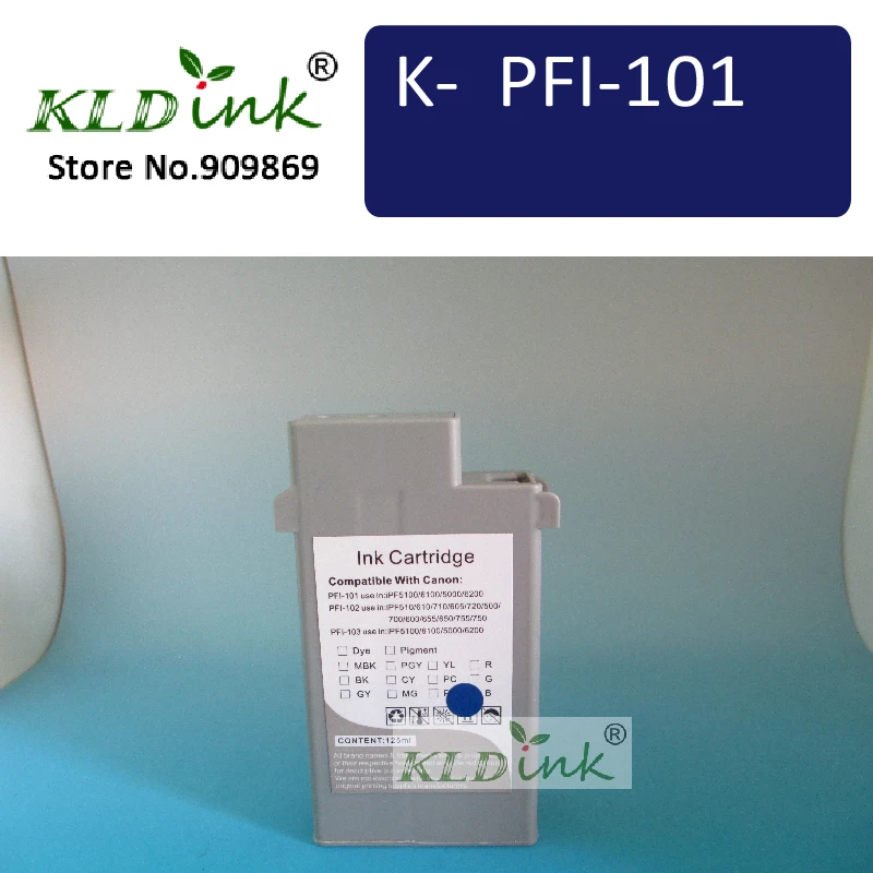 

KLDINK-стандартный синий совместимый чернильный картридж (чернила 0891B001)
