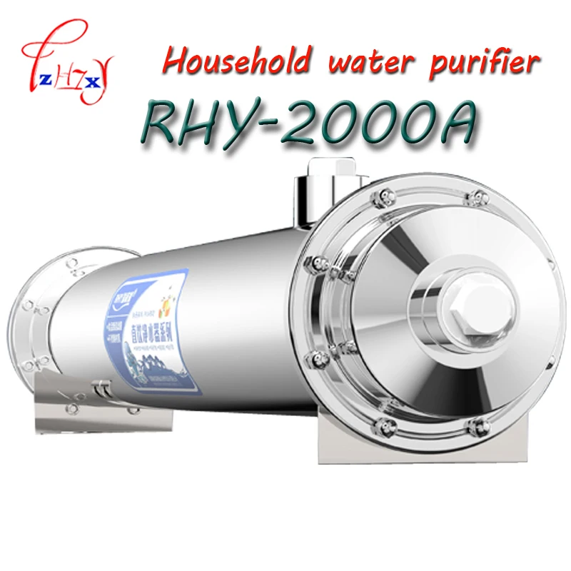 

RHY-2000A Stainless Steel Ultrafiltration Water Purifier without Electricity, UF Membrane Filters Straight Drink Water Filter