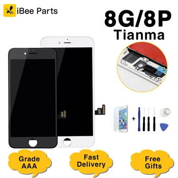 

ibeeparts 1PCS For Tianma Quality LCD Display For iphone 8 Plus LCD touch screen digitizer replacement