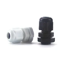 100 шт. PG7 Пластик Водонепроницаемый кабельный ввод суставы Инструменты для наращивания волос для 3-6.5 мм кабель